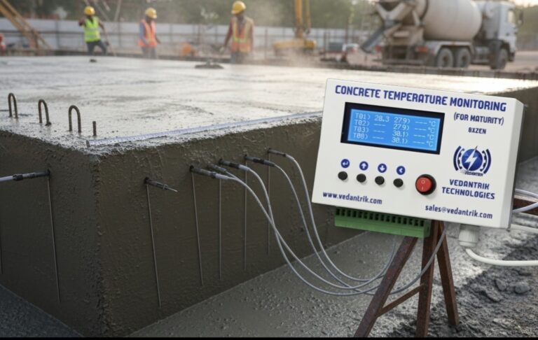 Wireless Mass concrete temperature monitoring